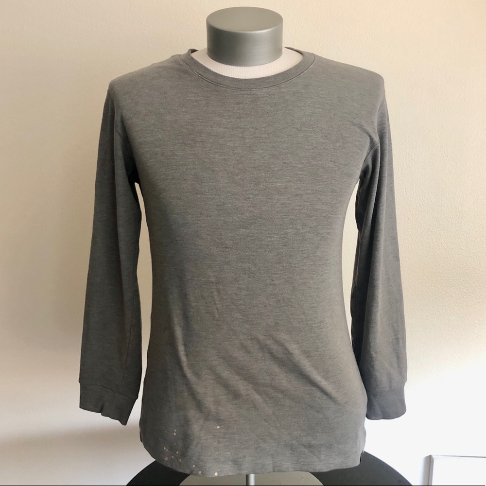 Grey Uniqlo Heattech Sweater